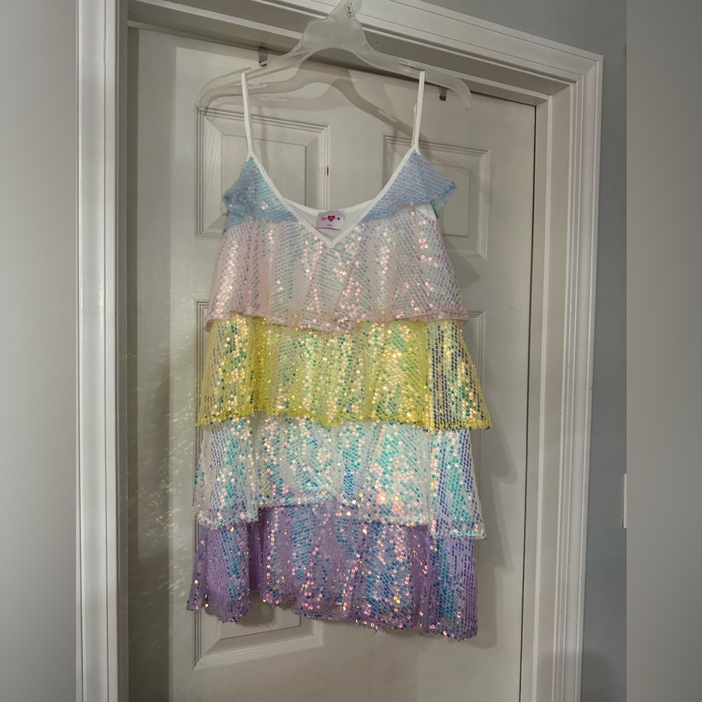Buddy Love Disco Tiered Dress